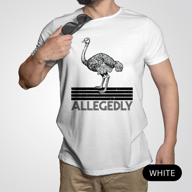 allegedly white shirt - bw